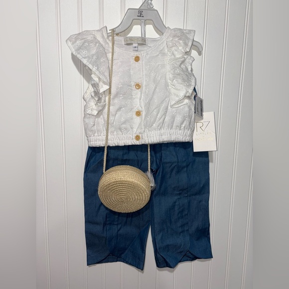 NWT Rachel Zoe Toddler 2T 3 Piece Outfit Set RZ Littles - Picture 1 of 6